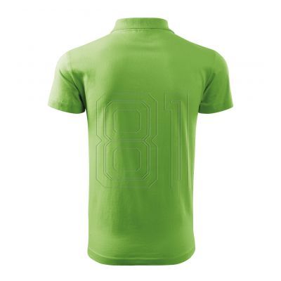 4. Malfini Single J. M MLI-20239 Erbsen-Poloshirt