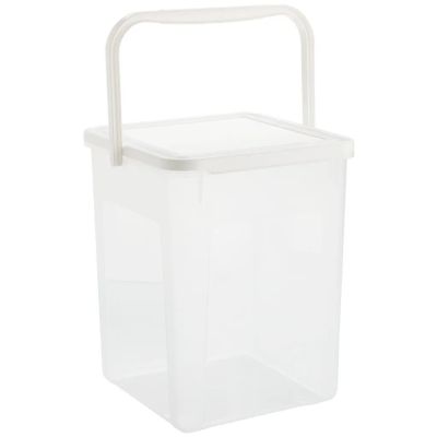 4. ROTHO Waschmittelbehälter 5 kg 9 l Transparent/Weiß
