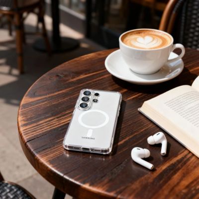 4. Tech-Protect FlexAir MagSafe Hülle für Samsung Galaxy S26 Ultra – Transparent