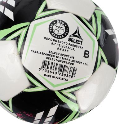 3. Select Hala Futsal Light DB v22 Fußball II Klasse weiß-grün-rosa 17647/370017