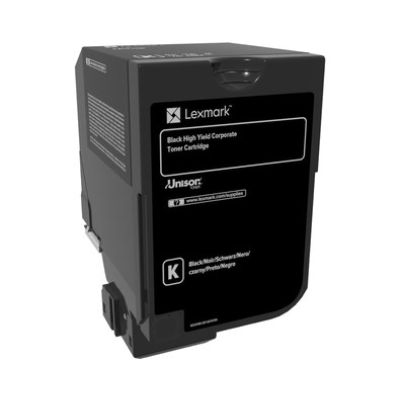Lexmark 74C2HKE – Toner, schwarz (schwarz), 20.000 Seiten