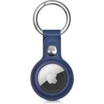 Apple AirTag PU Lederhülle - Blau