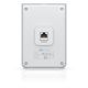 21. Ubiquiti UniFi U6 WLAN-Zugangspunkt für die Wandmontage (Wi-Fi 6) 2,4 GHz (2x2)/5 GHz (4x4)/6 GHz (–) PoE+/PoE 4x1 Gbit/s 1x2,5 Gbit/s