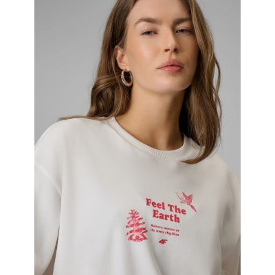 4. Damen-T-Shirt mit Aufdruck, regulär, Größe 4F 4FRSS26TTSHF3704-11S