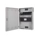 4. Digitus SLIM 19" 3U 600x200 Wand-Netzwerkschrank, geschlossene Tür, grau, ungeteilt, montiert, 100 kg