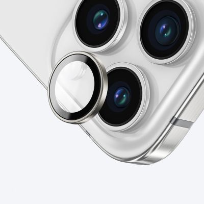 5. AmazingThing AR 3 Linsenglas Vollklares gehärtetes Glas für iPhone 16 Pro / 16 Pro Max - Transparent