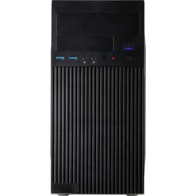 3. Inter-Tech IT-6521 Gerader Micro-Tower Schwarz