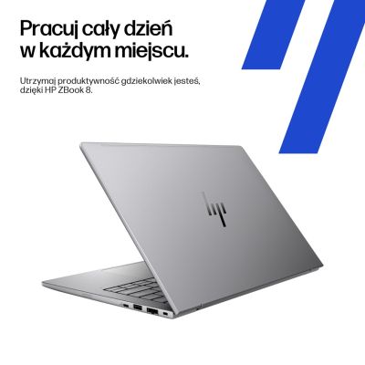9. HP ZBook 8 G1ak 14 Ryzen AI 7 PRO 350 14,0" WUXGA IPS 400 Nits LBL AG 32 GB DDR5 5600 SSD 1 TB Radeon 860M Kamera IR 5 MPx 62 Wh Windows 11 Pro 3 Jahre Vor-Ort-Service
