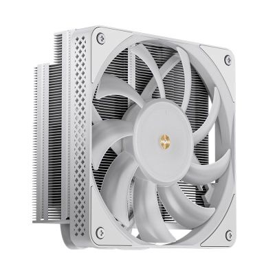 10. Jonsbo HX6200D Prozessor-Luftkühler 12 cm Weiß 1 Stück.