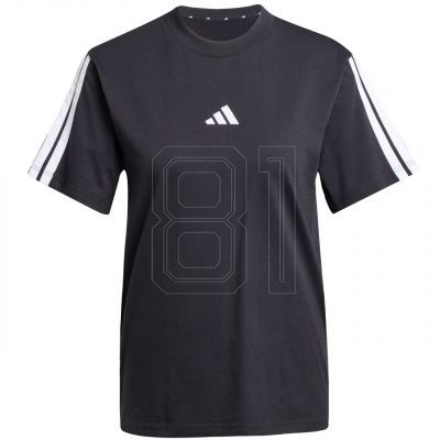 adidas Essentials 3-Streifen Baumwoll-T-Shirt W JM2393