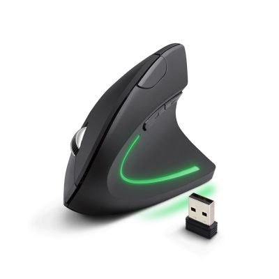 8. ESPERANZA Drahtlose Vertikalmaus 2,4 GHz Corvus EM133