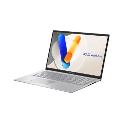 3. ASUS Vivobook 17 X1704VA-AU1067, Intel Core 5 120U, 17,3" FHD IPS-Panel (60 Hz, 250 Nits), 16 GB DDR5 SSD, Intel Grafik, 720p-Kamera, 50 Wh Akku, NoOS, Cool Silver