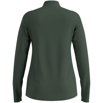 3. Damen-Sweatshirt ohne Kapuze ODLO Mid Layer 1/2 Zip ESSENTIAL LIGHT, grün