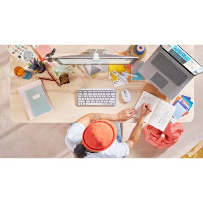3. Logitech MX Keys Mini Minimalistische kabellose beleuchtete Tastatur mit Funkfernbedienung und Bluetooth, QWERTZ-Tastatur, Englisch, Grau
