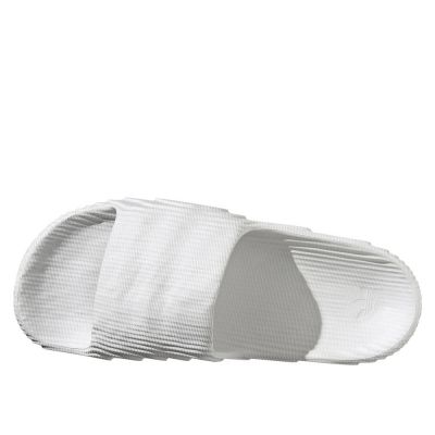 4. Adidas Adilette 22 Crystal White Damen/Herren-Slides mit komfortabler Profilsohle (HQ4672)