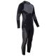 9. GLOVII Beheizbares Thermoaktiv-Unterwäsche-Set, Sweatshirt und Hose, Größe L, Schwarz, inklusive Batterien und Ladegerät, GXBL