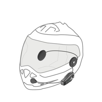 5. INTERPHONE U-COM 8R Motorrad-Intercom, Set für 2 Helme