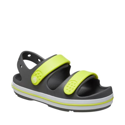 2. Crocs Crocband Cruiser Kindersandalen Grau-Grün 209424 1NJ