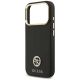 6. Guess Grained Strass Logo MagSafe Hülle für iPhone 17 Pro - Schwarz