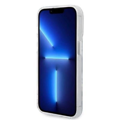 5. Karl Lagerfeld Iconic Karl&Choupette MagSafe Hülle für iPhone 14 Pro – transparent