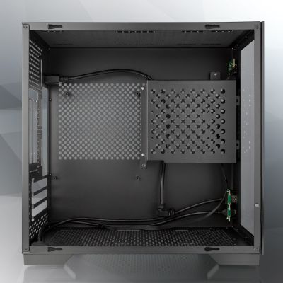 11. RAIJINTEK PAEAN Mini Mini Tower Schwarz