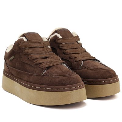4. Big Star braune wasserdichte Plateau-Schneestiefel UU274188