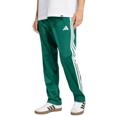 adidas Herren-Trikothose mit 3 Streifen, normaler Passform und offenem Saum, Grün, JI8806