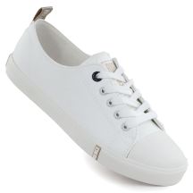 Damen-Sneaker, niedrig geschnitten, Kunstleder, weiß, Big Star TT274023