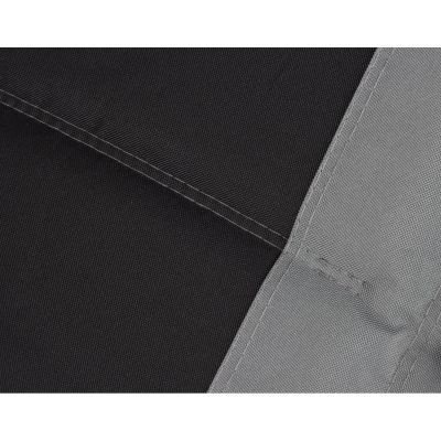 16. Faltbarer Gartenstuhl, multifunktional, 162 x 52/65 x 110 cm, schwarz und grau