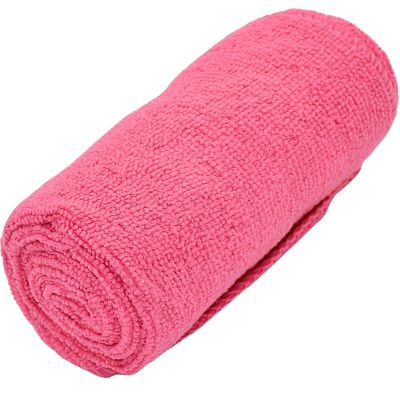 Schnelltrocknendes Sporthandtuch mit Aufbewahrungstasche 80 x 40 cm, Dunlop Pink