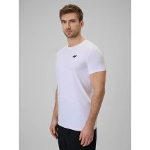 Herren-T-Shirt aus Baumwolle, schlicht, 4F 4FWMM00TTSHM3340-10S