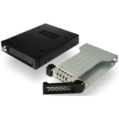 4. Icy Dock MB991IK-B Laufwerksschacht für 2,5"-Festplatten, Schwarz