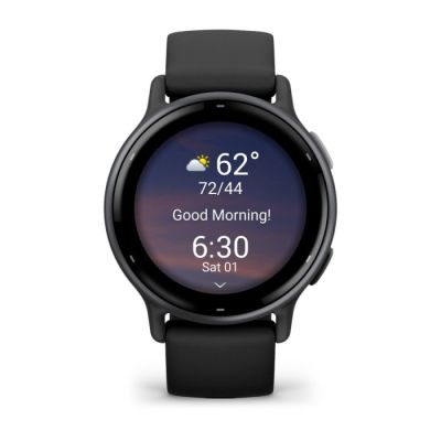 12. Garmin Vivoactive 5 42 mm schwarze Uhr