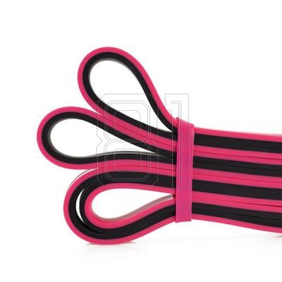 4. Exercise rubber HMS PINK-BLACK GU06 13x5x2250 mm