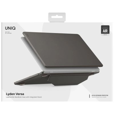 6. Uniq Lyden Versa Hülle für MacBook Air 13" 2022 / 2024 / 2025 / 2026 - Grau