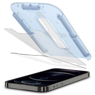 14. Spigen Glas.tR EZ Fit gehärtetes Glas für iPhone 12 / iPhone 12 Pro - 2 Stk.