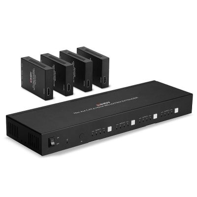 6. Lindy 38328 AV Extender AV-Sender und -Empfänger Schwarz