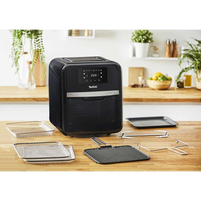 8. Tefal Easy Fry FW5018 Einzel-Heißluftfritteuse, 11 l, 2000 W, Schwarz