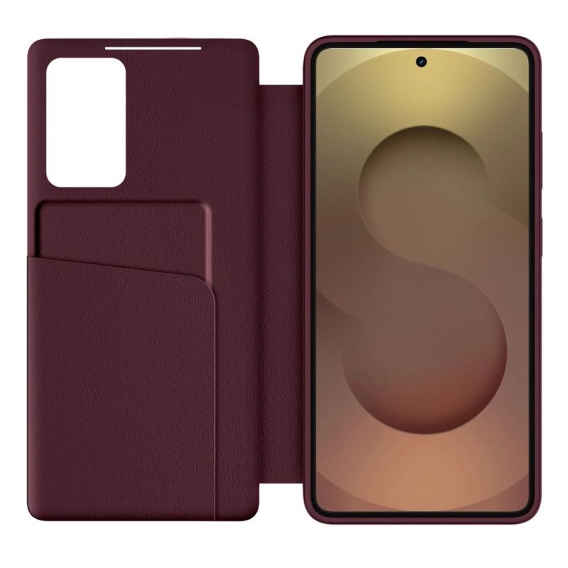 2. Tech-Protect Smart Wallet Case für Samsung Galaxy S26 – Burgunderrot
