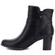3. Gefütterte Damen-Ankle-Boots mit Blockabsatz, schwarz, M.Daszyński SA125-32