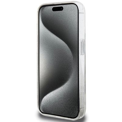 5. Karl Lagerfeld KLHMP15SHMRSKHH iPhone 15 6,1" weiß/weiß Hardcase Ring Stand Karl Head MagSafe