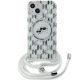 2. Karl Lagerfeld IML Crossbody Monogram Karl & Choupette Head MagSafe Hülle für iPhone 15 / 14 / 13 – Transparent