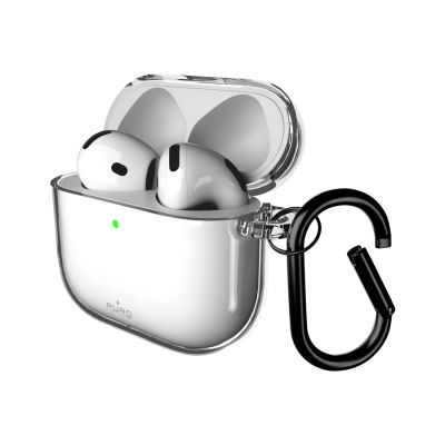2. Puro 0.3 Nude Hülle für AirPods 4 – Transparent