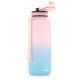 8. Meteor 1500 ml rosa/blaue Sportflasche
