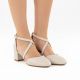 5. Beige Sergio Leone SK824 Damensandalen mit Riemen