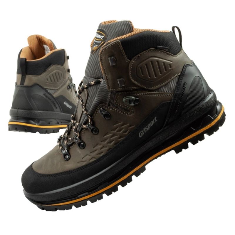 Grisport Grigio Herren Trekkingschuhe Leder Wasserdicht Stiefeletten