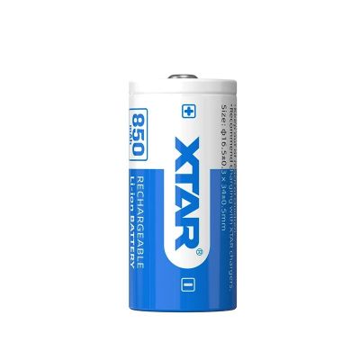 XTAR AKKU 16340/R-CR123 3,7 V 850 mAh LI-ION MIT SCHUTZ 16340-850