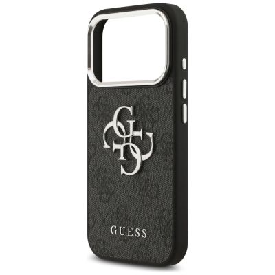 6. Guess 4G Big 4G Classic Logo Hülle für iPhone 17 Pro Max - Schwarz