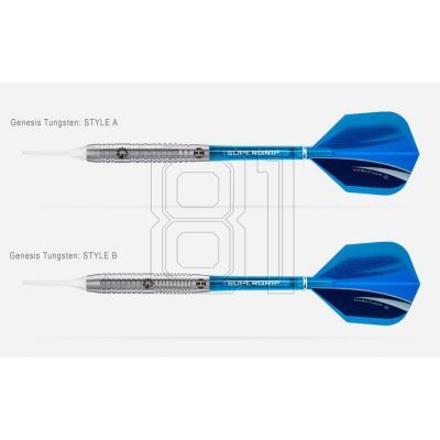 5. Harrows Genesis Tungsten Softip Dartpfeile HS-TNK-000013289