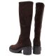 5. Damen-Wildlederstiefel mit Warmfutter in Schokoladenbraun Vinceza 58332